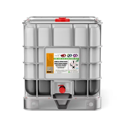 ANKA ATM 0400 cologne wipes premix (concentrate) – alcohol-based individually wrapped wet wipes solution, 1000 L IBC